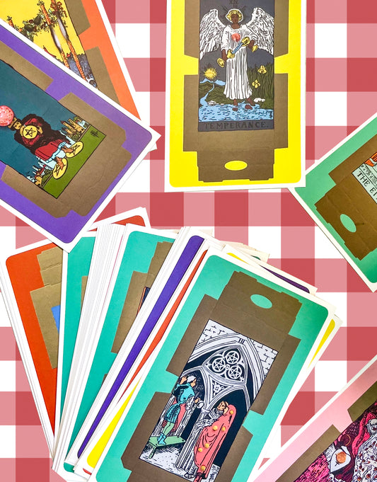 Claire Healy & Sean Cordeiro: Cheese Grease Geomancy Tarot Card Deck